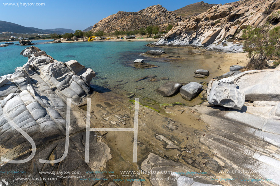 Clean Waters of kolymbithres beach, Paros island, Cyclades, Greece