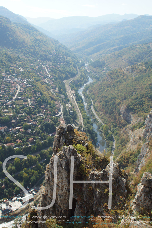 Amazing Panoramic view of Iskar Gorge, Balkan Mountains, Bulgaria