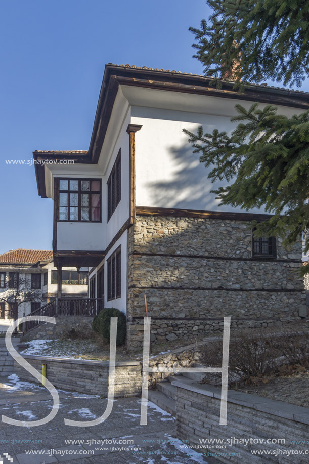 KYUSTENDIL, BULGARIA - JANUARY 15, 2015: Building of Ilyo Voyvoda Museum in Town of Kyustendil, Bulgaria