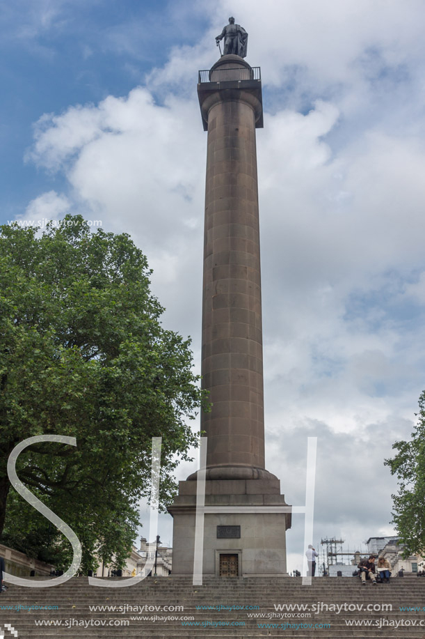 LONDON, ENGLAND - JUNE 17, 2016: Duke of York Column in city of London, England, Great Britain