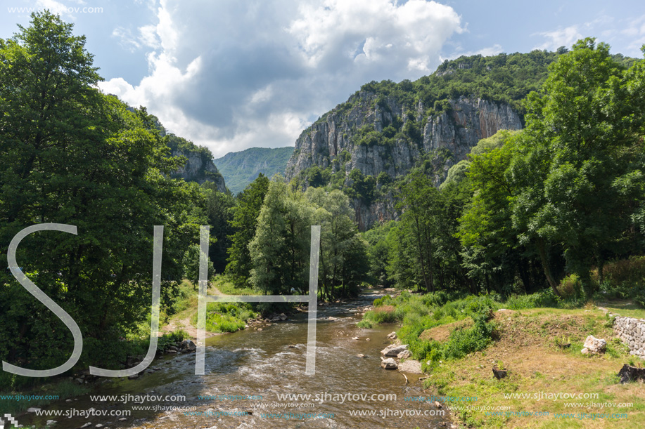 Amazing Landscape of Jerma River Gorge in Vlaska Mountain, Dimitrovgrad region, Serbia