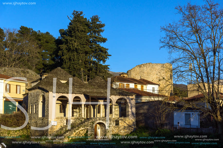 IOANNINA, GREECE - DECEMBER 27, 2014: Old town in castle of city of Ioannina, Epirus, Greece
