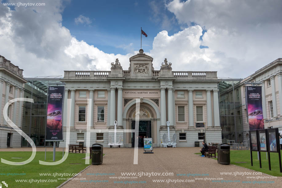 LONDON, ENGLAND - JUNE 17, 2016: National Maritime Museum in Greenwich, London, England, Great Britain