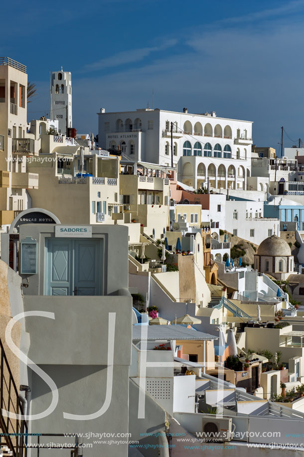 Town of Fira, Santorini, Thira,  Cyclades Islands