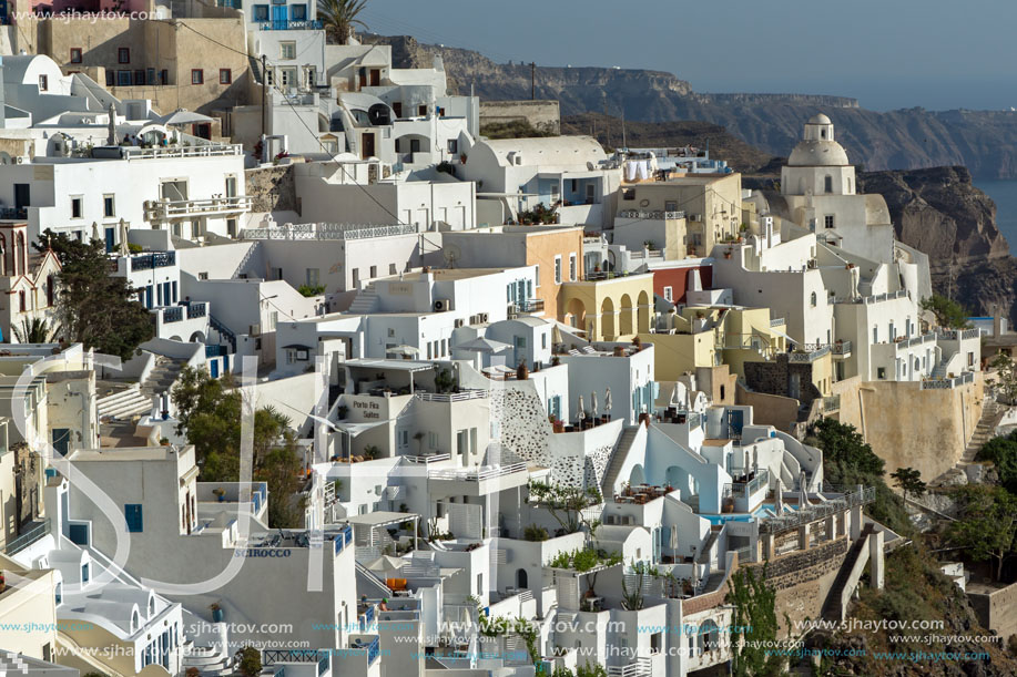 Town of Fira, Santorini, Thira,  Cyclades Islands