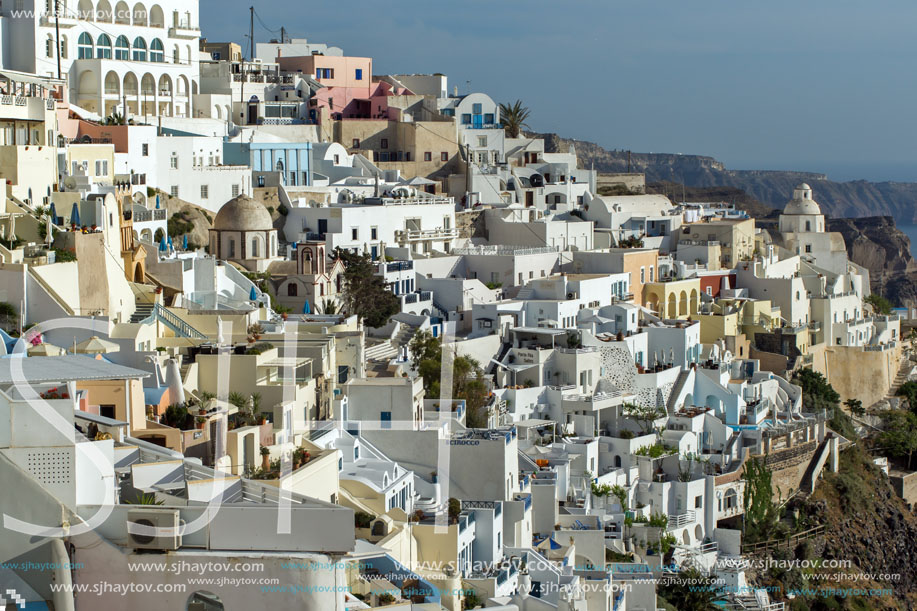 Town of Fira, Santorini, Thira,  Cyclades Islands