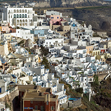 Town of Fira, Santorini, Thira,  Cyclades Islands