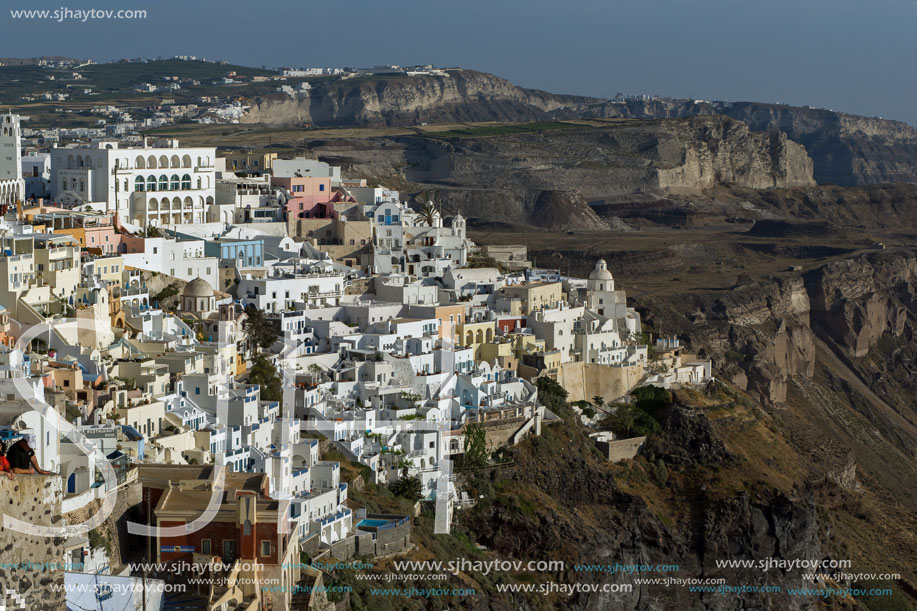 Town of Fira, Santorini, Thira,  Cyclades Islands