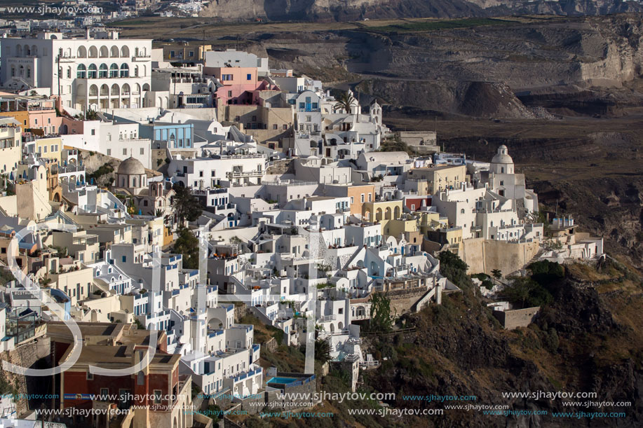 Town of Fira, Santorini, Thira,  Cyclades Islands