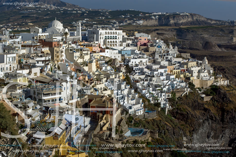 Town of Fira, Santorini, Thira,  Cyclades Islands