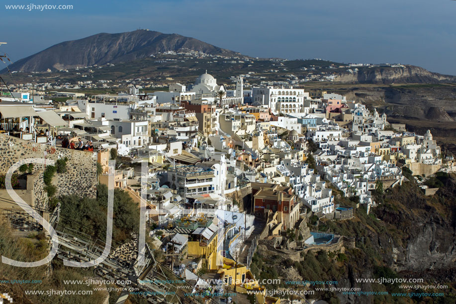 Town of Fira, Santorini, Thira,  Cyclades Islands