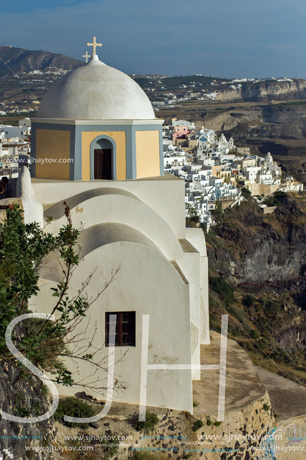 Town of Fira, Santorini, Thira,  Cyclades Islands