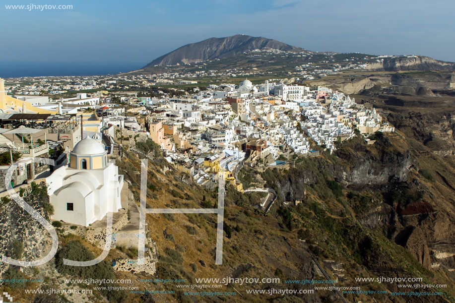 Town of Fira, Santorini, Thira,  Cyclades Islands