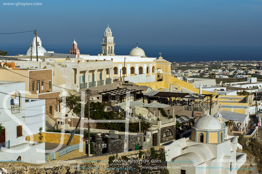 Town of Fira, Santorini, Thira,  Cyclades Islands