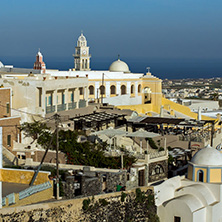 Town of Fira, Santorini, Thira,  Cyclades Islands