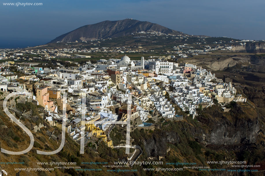 Town of Fira, Santorini, Thira,  Cyclades Islands