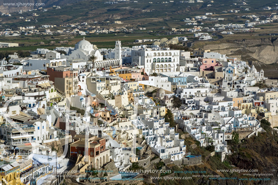 Town of Fira, Santorini, Thira,  Cyclades Islands