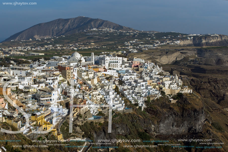 Town of Fira, Santorini, Thira,  Cyclades Islands