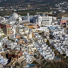 Town of Fira, Santorini, Thira,  Cyclades Islands