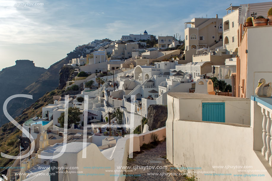 Town of Fira, Santorini, Thira,  Cyclades Islands