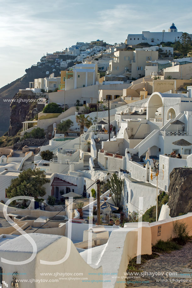 Town of Fira, Santorini, Thira,  Cyclades Islands