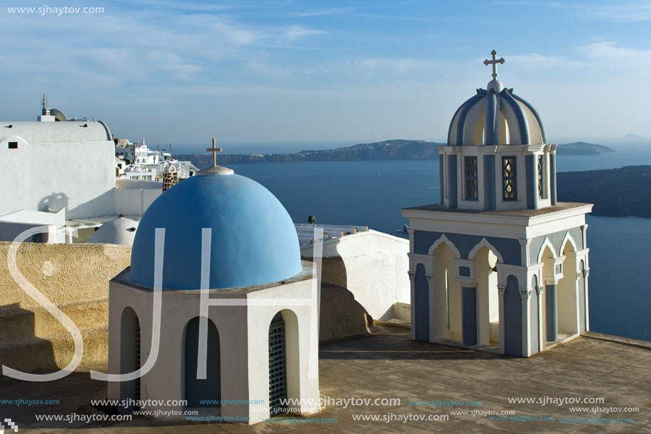 Church in Fira, Santorini, Thira,  Cyclades Islands