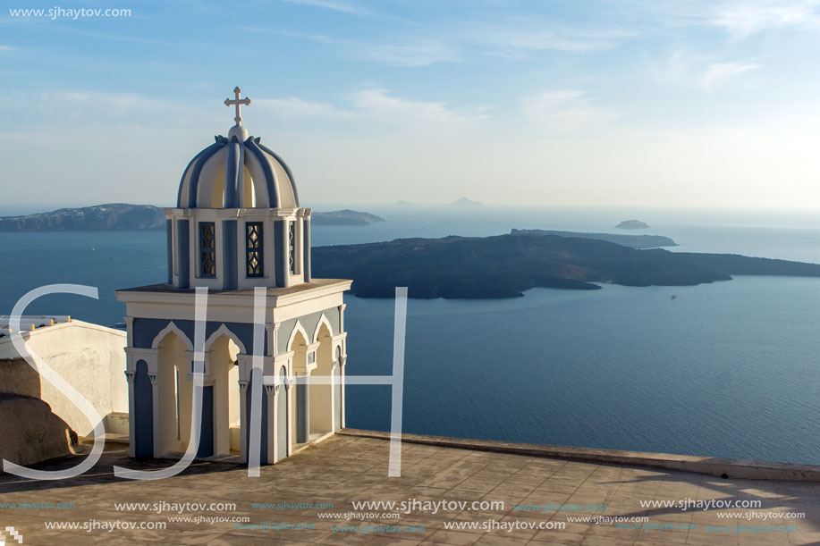 Church in Fira, Santorini, Thira,  Cyclades Islands