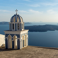 Church in Fira, Santorini, Thira,  Cyclades Islands