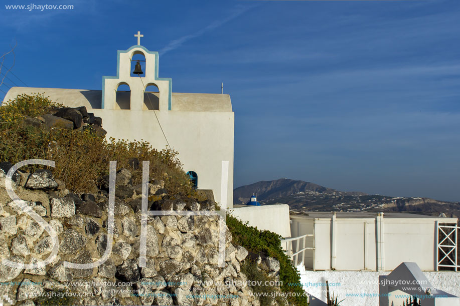 Church in Fira, Santorini, Thira,  Cyclades Islands