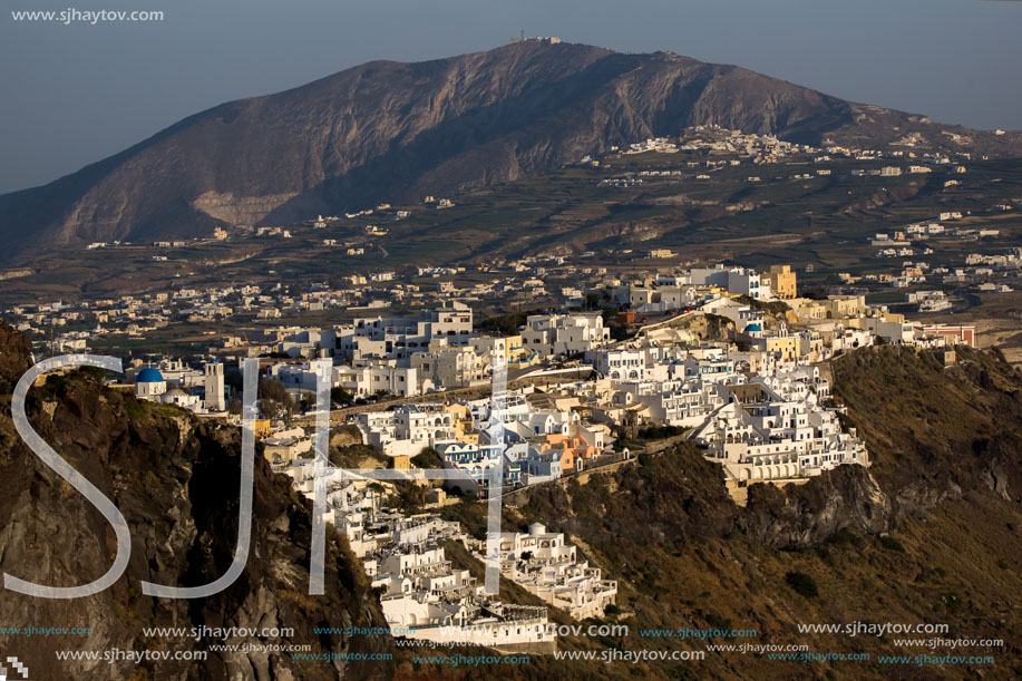 Town of Fira, Santorini, Thira,  Cyclades Islands