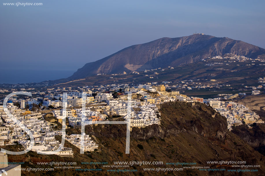 Town of Imerovigli, Santorini, Thira,  Cyclades Islands
