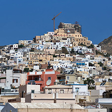 Landscape of Ermoupoli town, Syros, Cyclades Islands