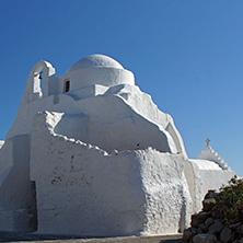 White Church on the island of Mykonos, Cyclades Islands