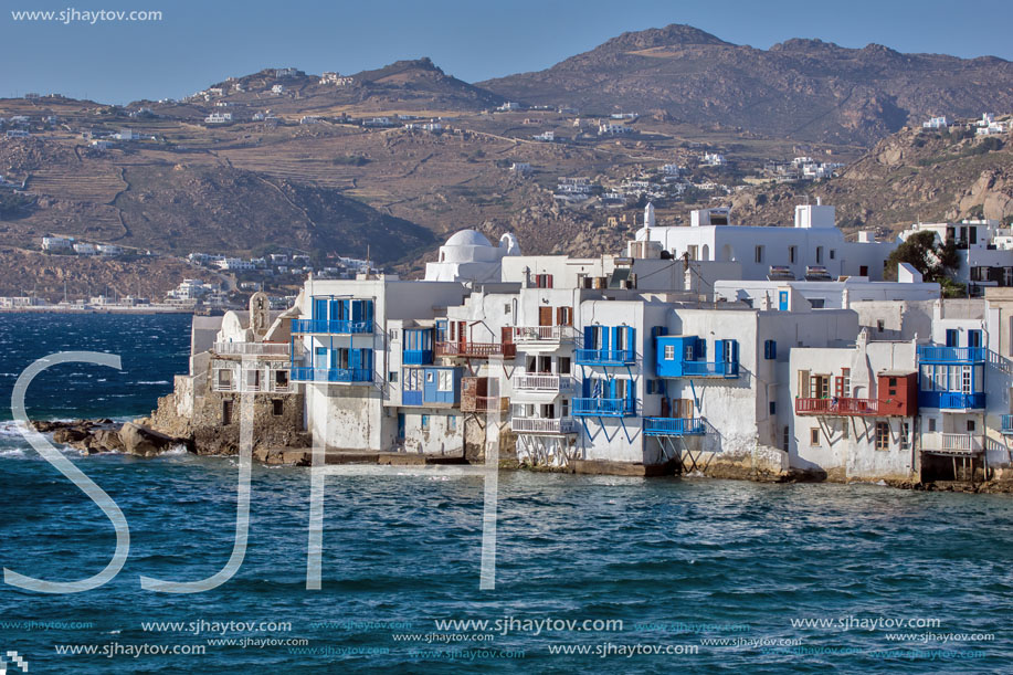 Little Venice at Mykonos Island, Cyclades Islands