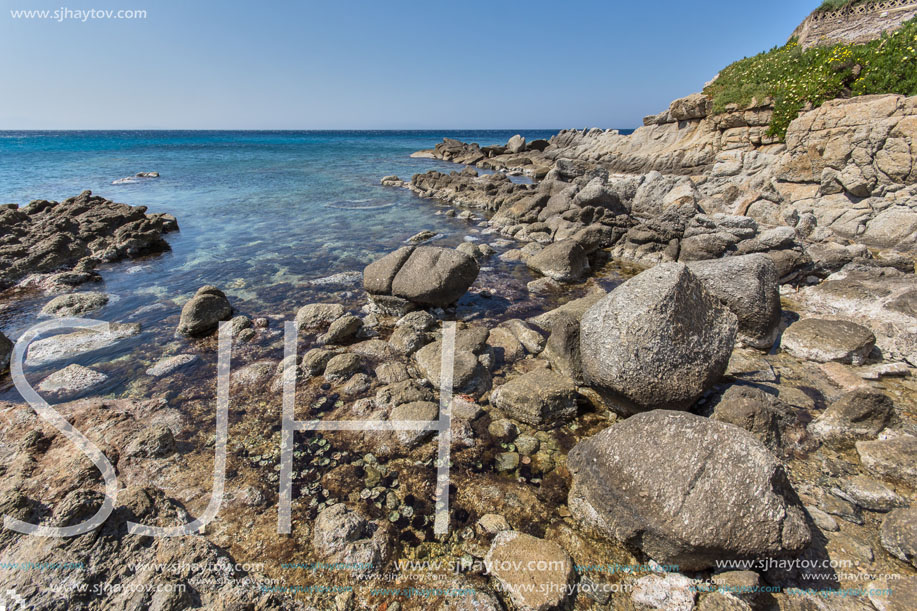 Platis Gialos Beach on the island of Mykonos, Cyclades Islands