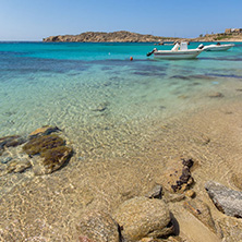 Paranga Beach on the island of Mykonos, Cyclades Islands