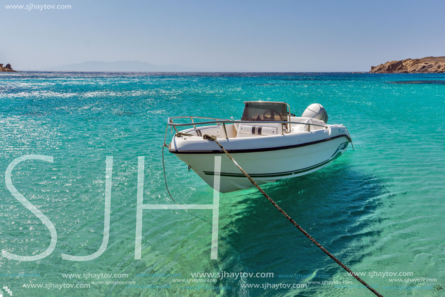 Paranga Beach on the island of Mykonos, Cyclades Islands