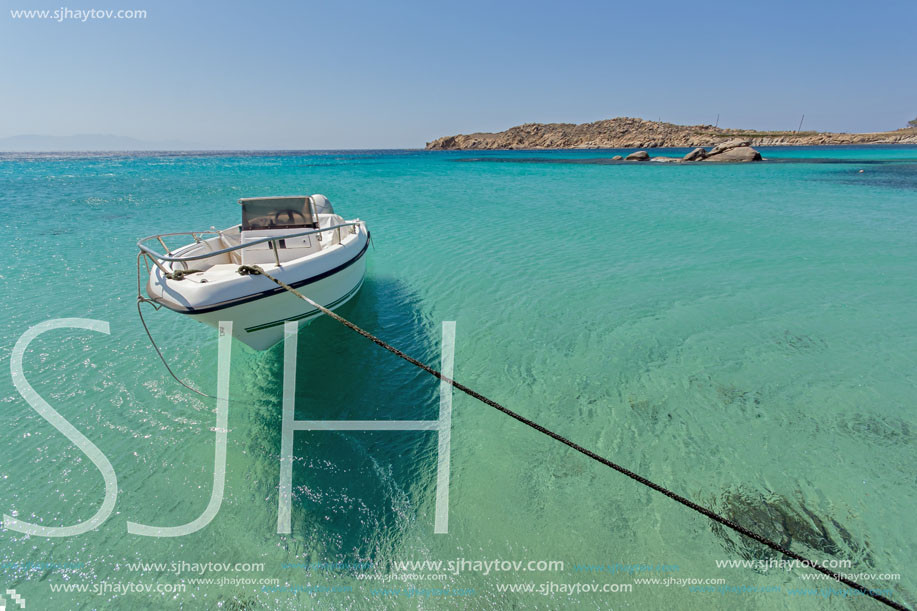 Paranga Beach on the island of Mykonos, Cyclades Islands