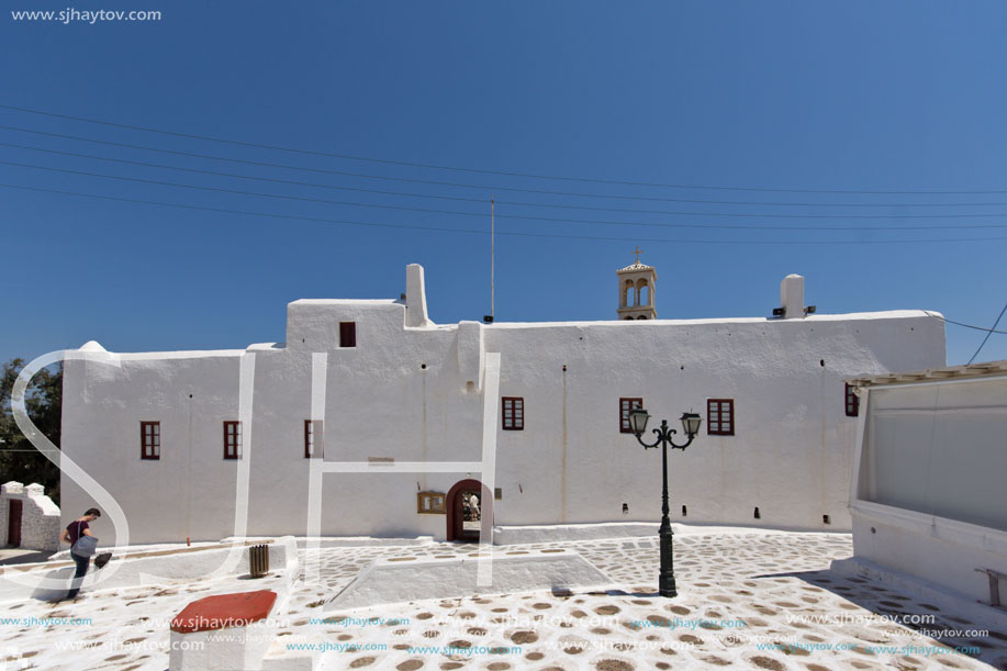 Town of Ano Mera, island of Mykonos, Cyclades Islands