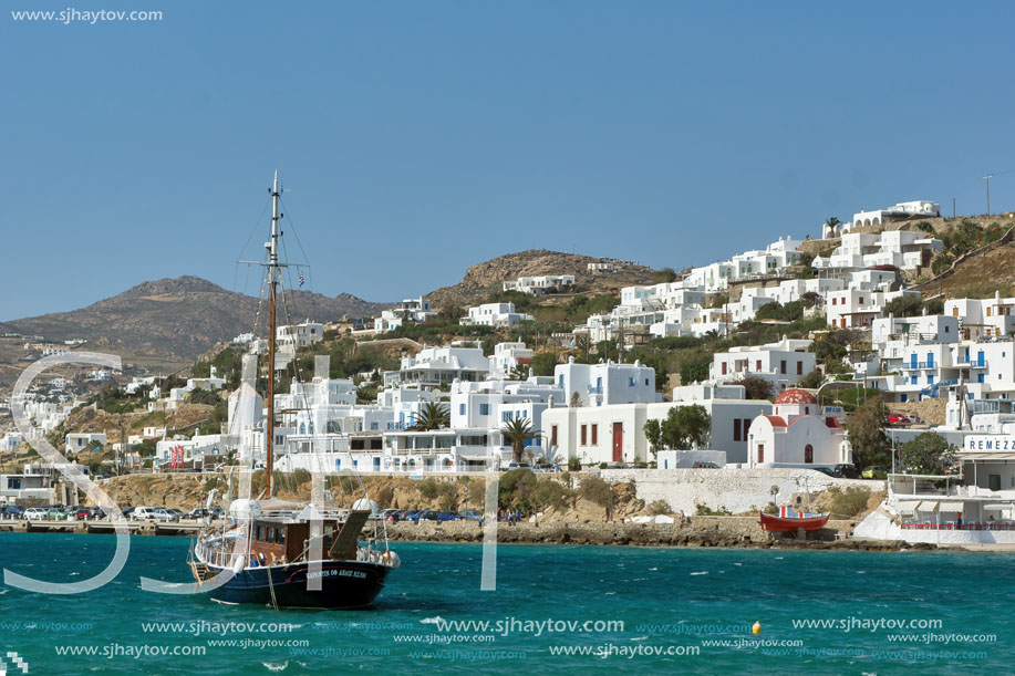 Port of Mikonos Town, island of Mykonos, Cyclades Islands