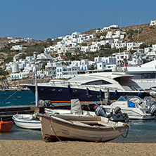 Port of Mikonos Town, island of Mykonos, Cyclades Islands