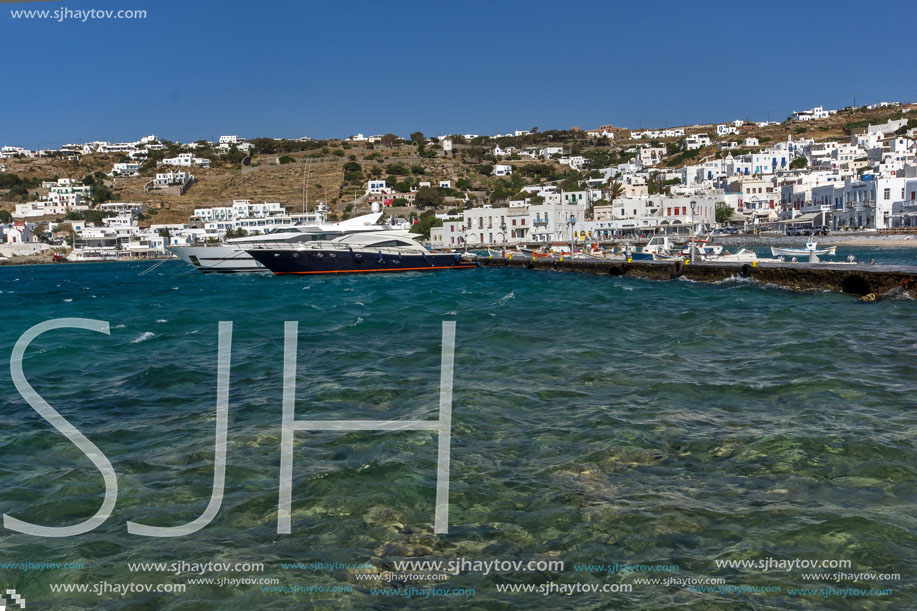 Port of Mikonos Town, island of Mykonos, Cyclades Islands