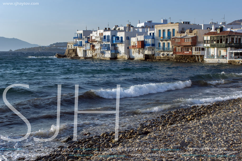 Little Venice at Mykonos Island, Cyclades Islands