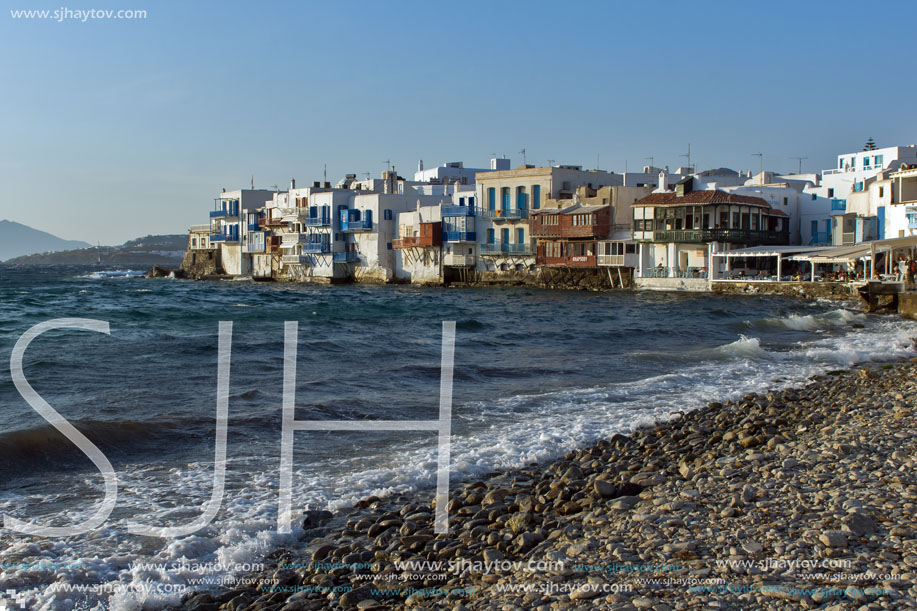 Little Venice at Mykonos Island, Cyclades Islands