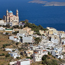 Church in Ermoupoli, Syros Island, Cyclades Islands