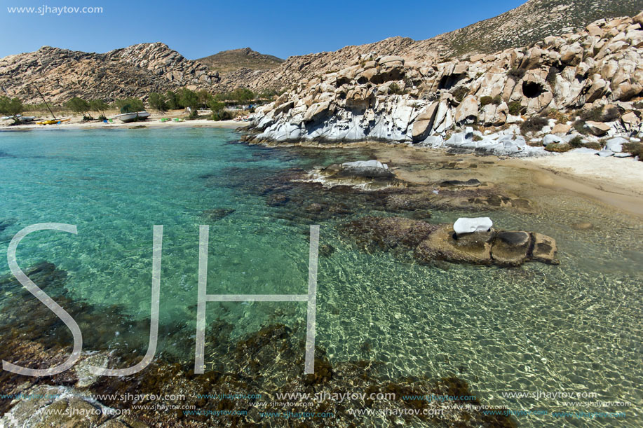 rock formations in kolymbithres beach, Paros island, Cyclades