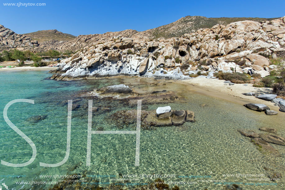 rock formations in kolymbithres beach, Paros island, Cyclades