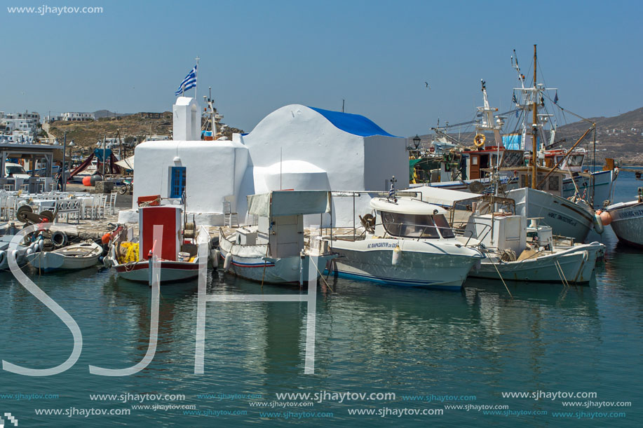 Port of Naousa town, Paros island, Cyclades