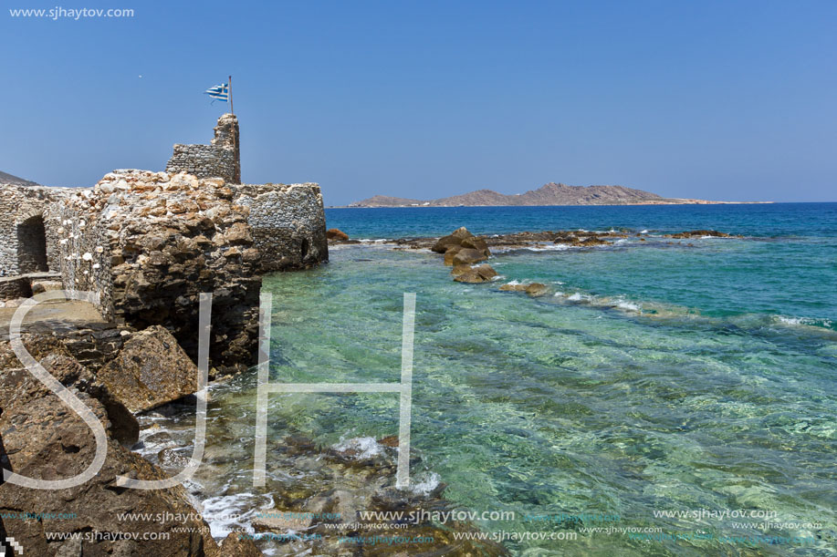 Venetian fortress in Naousa town, Paros island, Cyclades