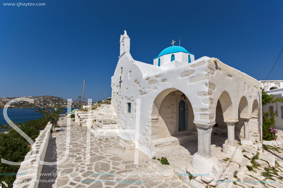 White Church in Parikia, Paros island, Cyclades